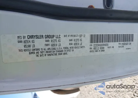 2013 Dodge Charger Sxt z USA, uszkodzony, nr VIN 2C3CDXHGXDH546581